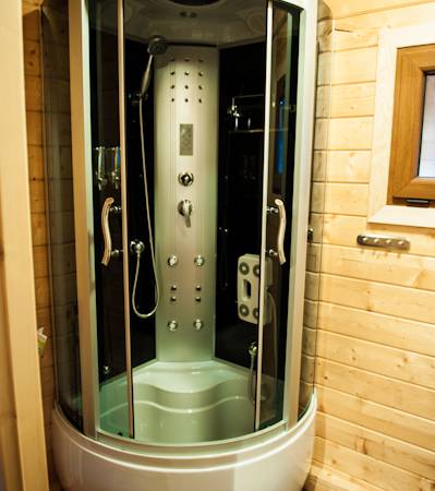 łazienka domku 6 osobowego