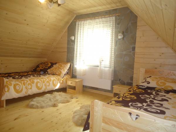 domek 8 os, sypialnia 2+1+1