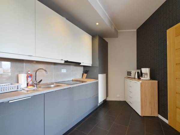 Ap-Olypmic Park-4 Pokojowy Przy Plaży, aneks kuchenny