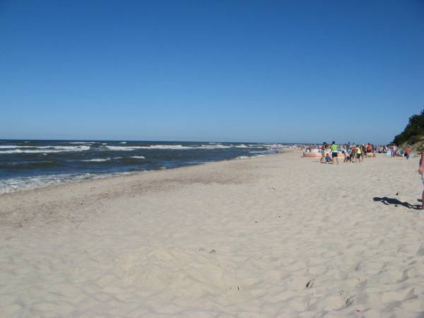 Plaża w Jastrzębiej Górze