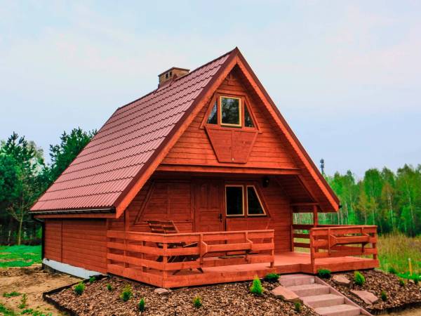 nowy domek drewniany