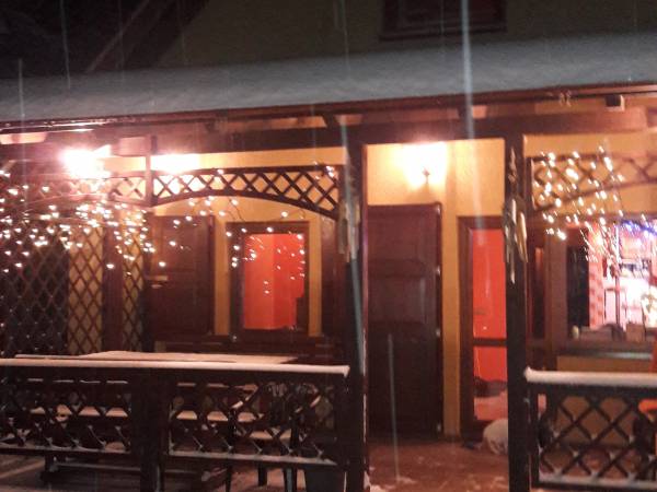 taras w domku Montana