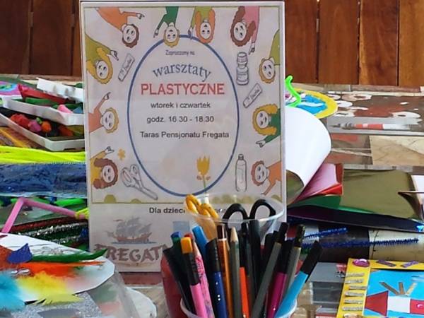 Warsztaty plastycznr we Fregacie