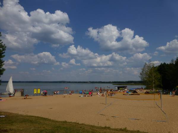 Plaża gminna nad jeziorem Gołdopiwo