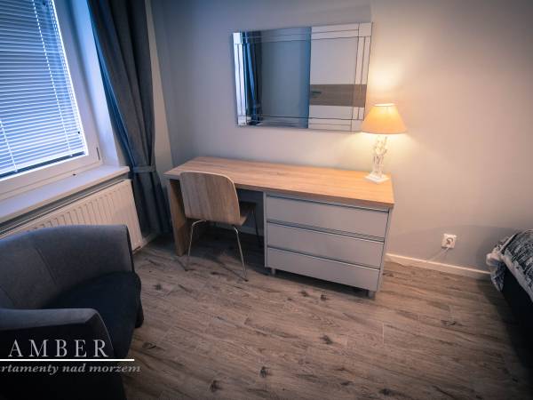 Sypialnia - apartament na parterze