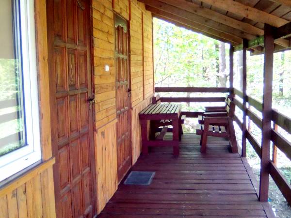 domek 5 osobowy z aneksem- taras