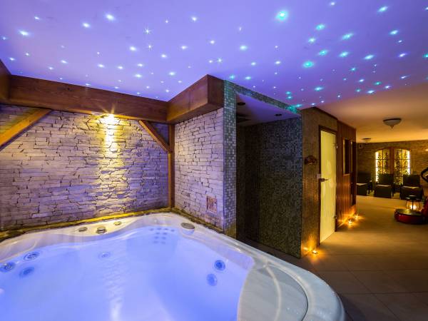 Strefa SPA (sauna fińska, wanna do hydromasażu, wieża masująca)