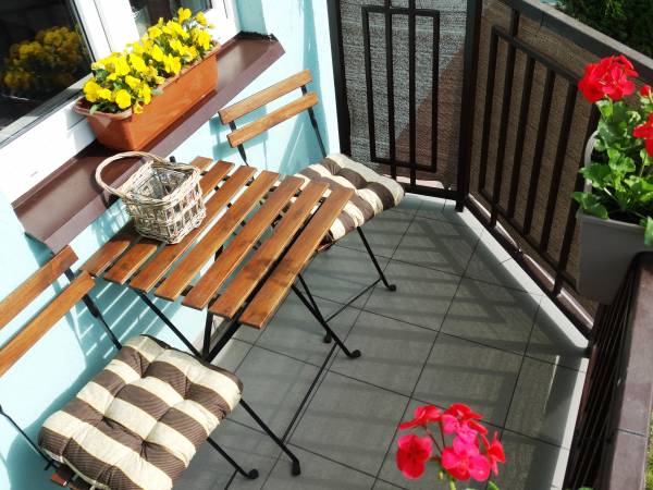 słoneczny balkon