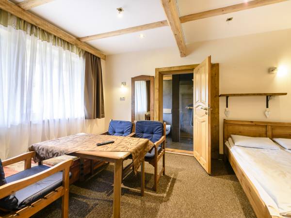 Pokoj z lazienka i aneksem kuchennym