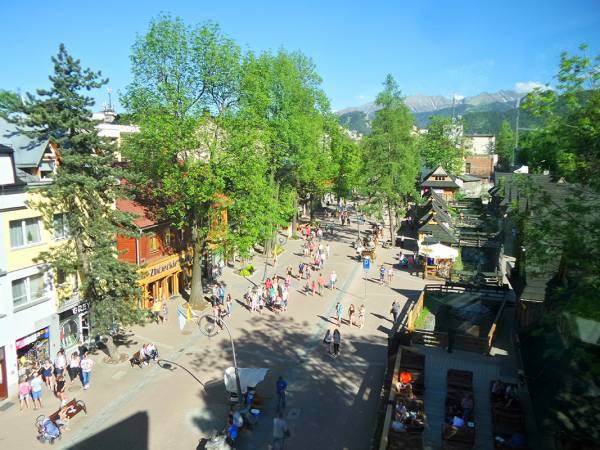 Krupówki - deptak w cenrtum Zakopanego