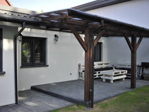 taras domku wakacyjnego