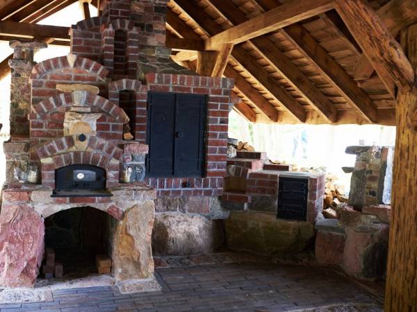 Wiata na grilla i ognisko