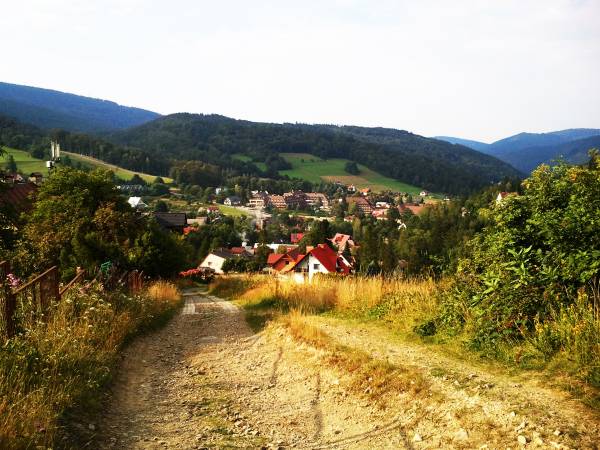 Piękne widoku na szlaku