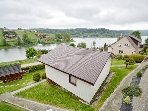 Widok z domku sześcioosobowego