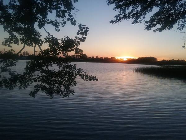 zachód nad j.Białym