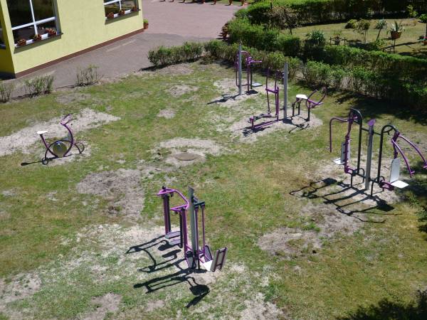 Siłownia dla aktywnych wczasowiczów.