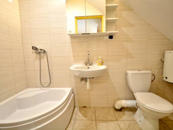 Pokój 2-3 osobowy na poddaszu - łazienka