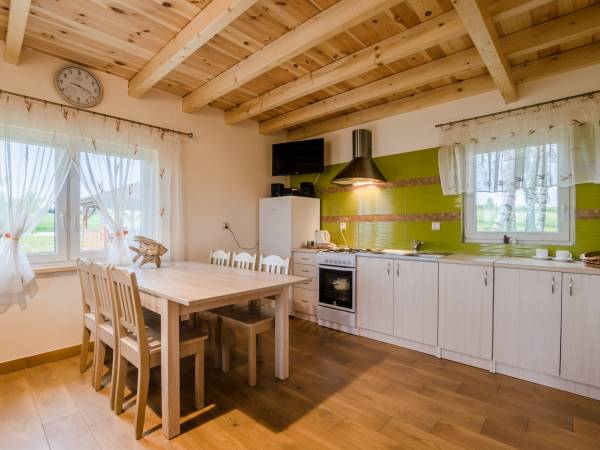 Domek 6 osobowy Salon z aneksem kuchennym