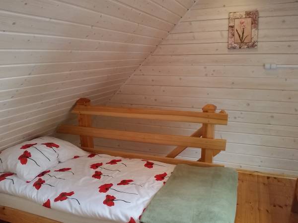 Sypialnia w domku zielonym