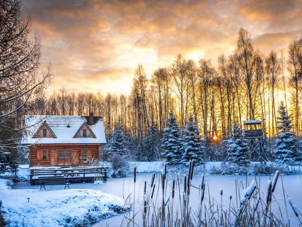 Zimowy poranek w Sucholandzie