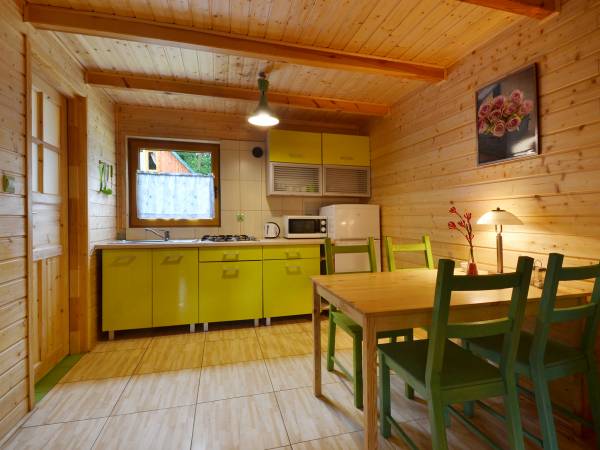 domki drewniane z aneksem kuchennym 