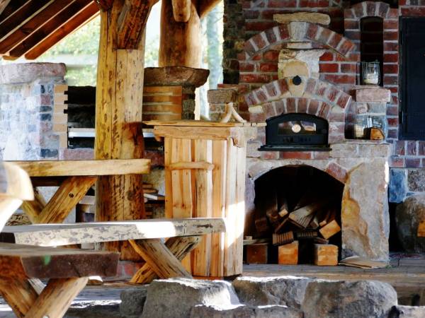 Wiata na grilla i ognisko