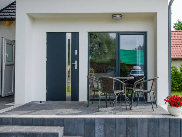 Apartamenty dwupoziomowe- widok z zewnątrz