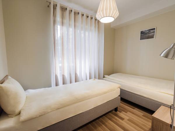 Sypialnia z dwoma łóżkami pojedynczymi