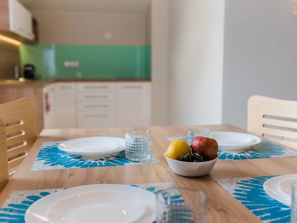 Jadalnia z aneksem kuchennym