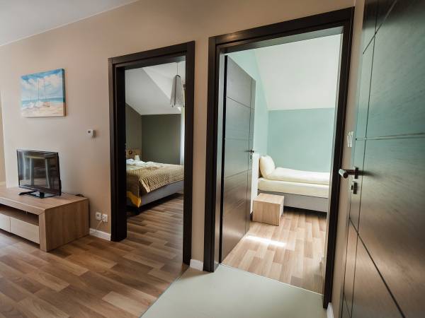 Sypialnie w apartamencie typu C