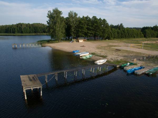 Domki oraz pokoje nad jeziorem Boksze na Suwalszczyźnie
