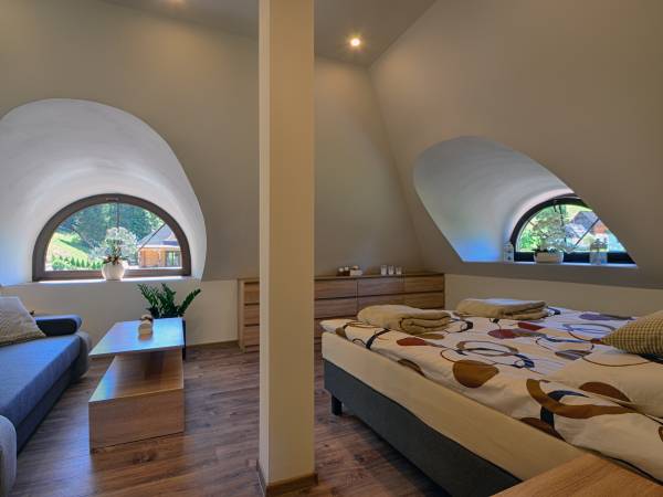 Agrodomki z bali Konradów