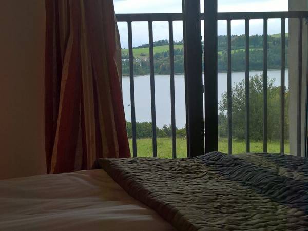 widok z pokoju 2 osobowego na piętrze