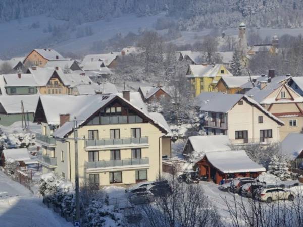 Widok ze stoków MASTER-SKI