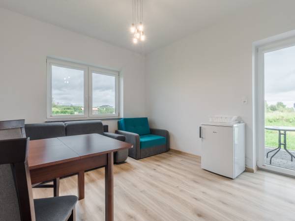 pokój dzienny w apartamencie 5-osobowym