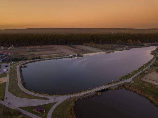 Biały Łabędź domki całoroczne