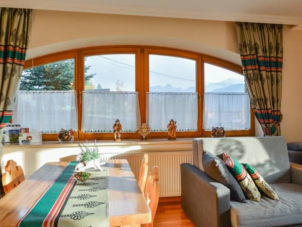 widok z okna w apartamencie Tatrachata