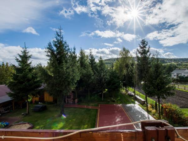 Cudowne widoki na pasma Gór Świetokrzyskich