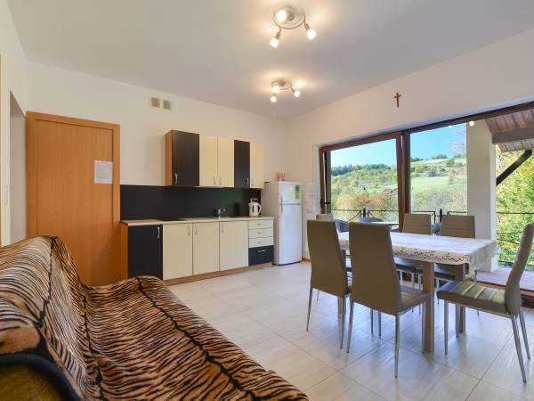 pokój dzienny w apartamencie większym