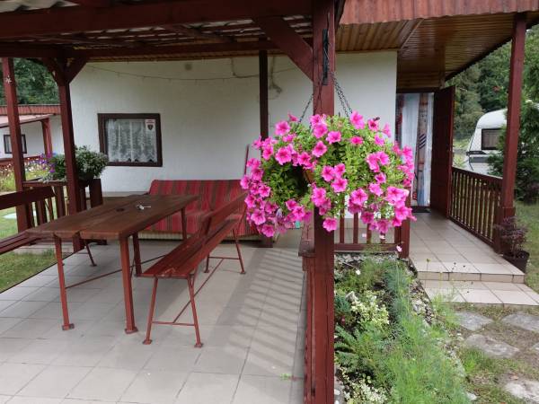 Domek nr 4 ( 2-pokojowy, turkusowy)