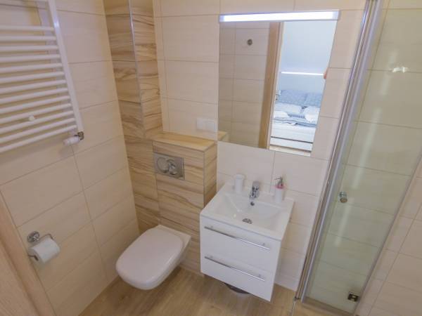 łazienka w pokoju 5