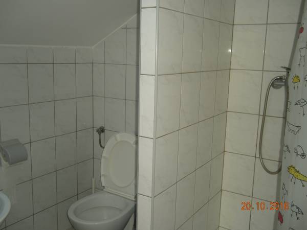 łazienka - toaleta, kabina prysznicowa i umywalka