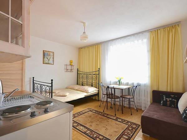  APARTAMENT 3 OSOB. NR.8 z KRYTA LOGGIĄ oraz MINI KUCHNIĄ.