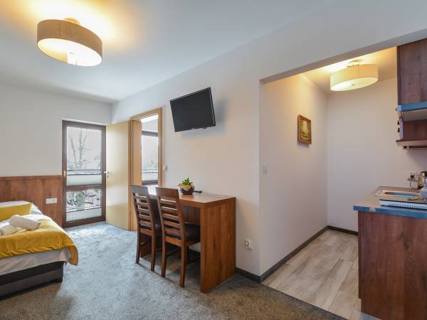 Apartament 4-osobwy z kuchnią i balkonem 