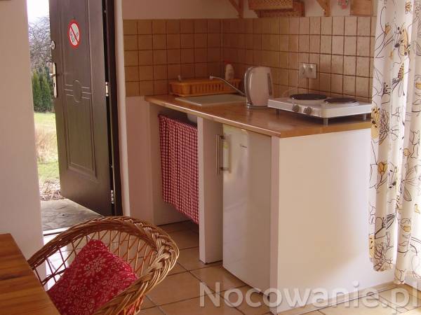 Aneks kuchenny w pokoju z tarasem