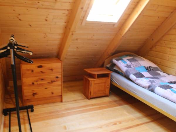 Domki w Strefie Ciszy-Sypialnia