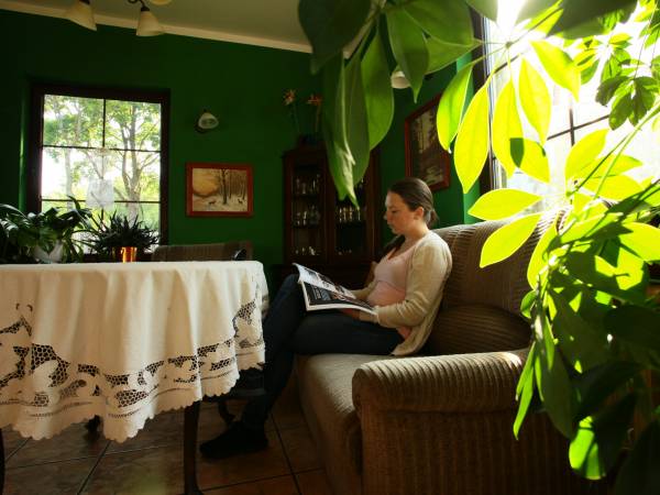 W domu można znaleźć wiele miejsc na chwilę relaksu.