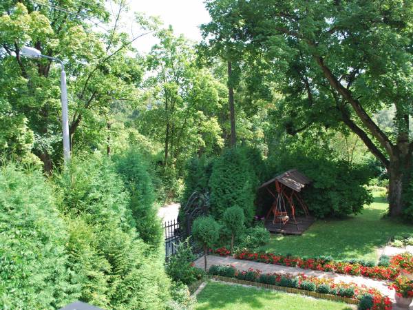 Pokój Winogrona widok z tarasu