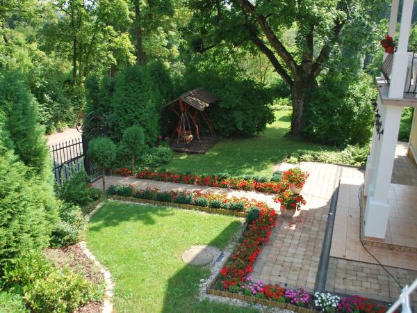 Pokój Winogrona widok z tarasu