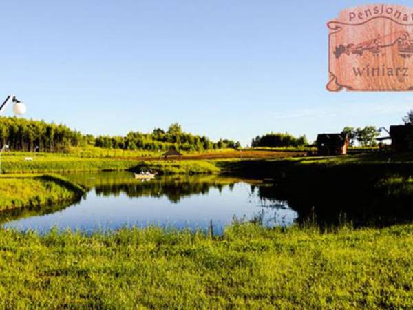 Domki nad jeziorem Ołów z własnym stawem 